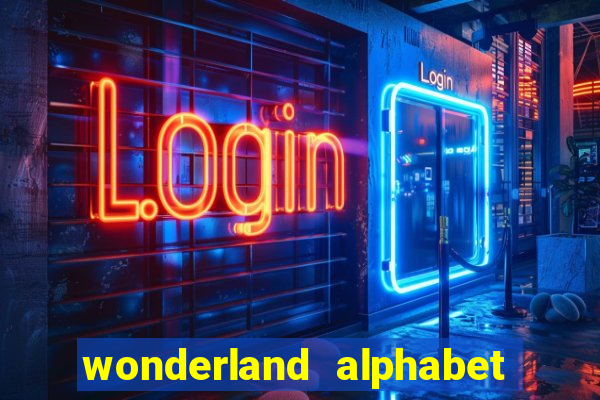 wonderland alphabet comic studio